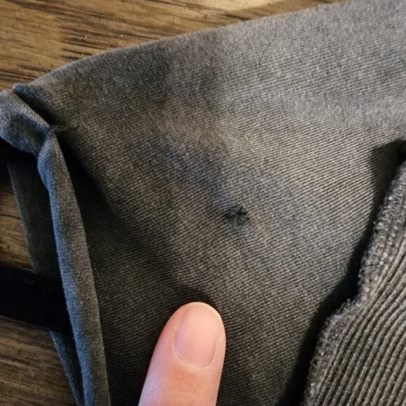 Free People Ever Had Tee Black Med- Small Hole - Picture 6 of 12